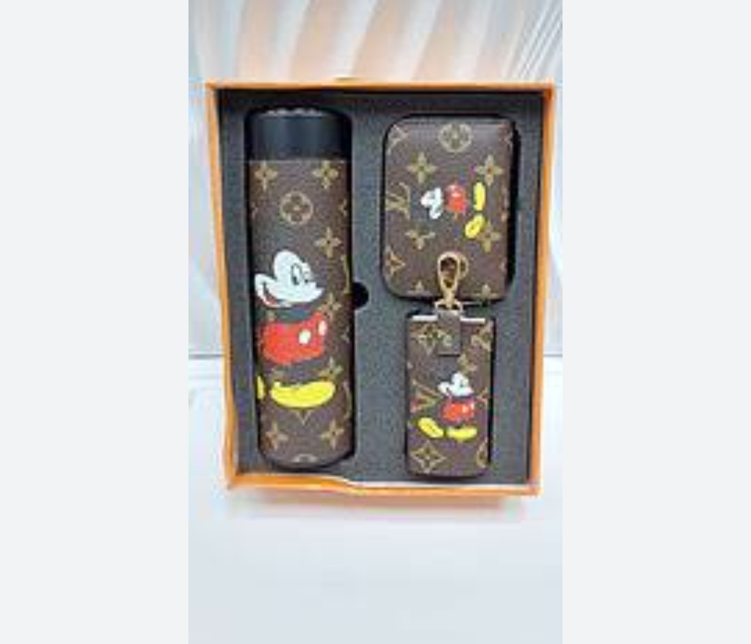 Thermos Tumbler & Wallet & Keyholder Set